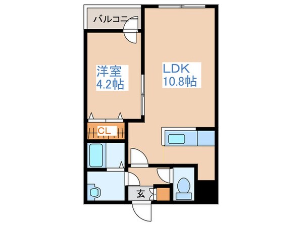 プリマベーラ南平岸の物件間取画像